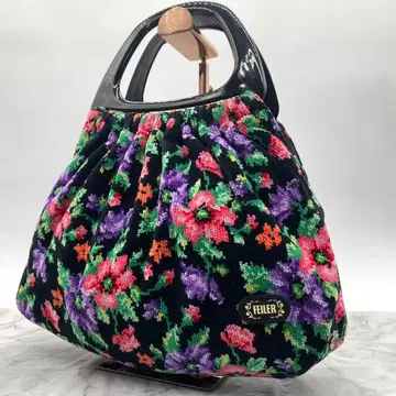 페이러 핸드백 꽃무늬 고급 포멀 슈니르 직조