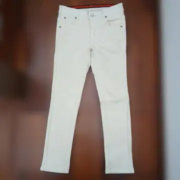 EDWIN 저지즈 따뜻한 겨울용 화이트 데님 팬츠 M