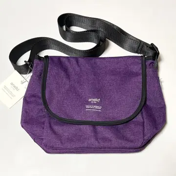 [ 미사용 ] 아네로 고밀도  폴리에스테르 미니 숄더백 퍼플
