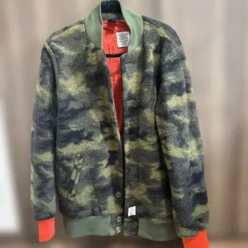 APPLEBUM 카모 패턴 플리스 자켓 XL