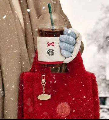 한국 스벅 크리스마스 퍼 백 시크릿 딜라이트