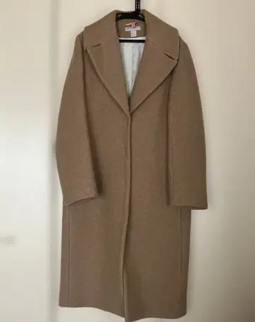 H&M premium selection 울 100% 롱 코트 34