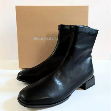 [ 미사용품 ] 오리엔탈 트래픽 숏부츠 로우힐 스트레치 L