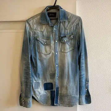 마블즈 MARBLES 데님 셔츠