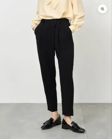 SOEJU 소 턱 팬츠 블랙 M 사이즈