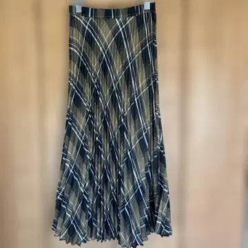 SENSE OF PLACE 체크 무늬 플리츠 스커트 Free 사이즈