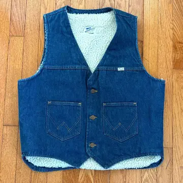 Wrangler 데님 보아 베스트 80년대 MADE IN USA 레어