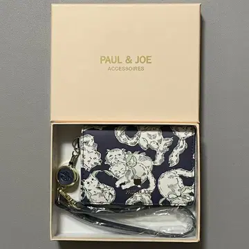 PAUL & JOE 폴앤조 리뉴얼 2면 패스 케이스 네이비