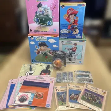 드래곤볼 스냅 컬렉션 2 제일복권 ABCD 컴프 하위상 세트