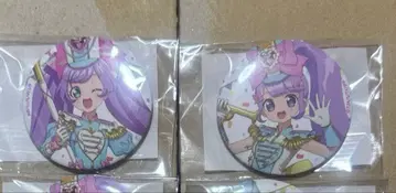 마루쿠지 아이돌타임 프리파라 유메 와쿠 마칭 코디 캔뱃지 세트!