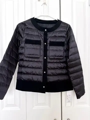 고급 여성용 이너 다운 라이트 다운 다운 자켓 미사용 새상품