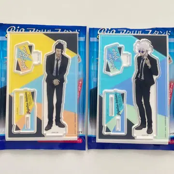 주술회전 고죠 사토루 게토 스구루 수트 빅 아크릴 스탠드 세트 다이소