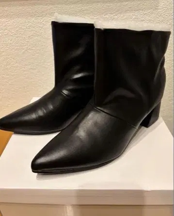 [ 새상품 ] 부츠 숏 부티 블랙 24 24.5