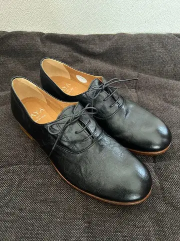 새상품급 SAYA 사야 블랙 스트링 슈즈 26