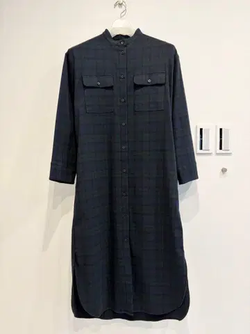 SHIPS any 체크 무늬 셔츠 원피스
