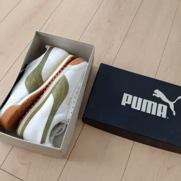 하자품 PUMA ROMA 올리브 스니커즈