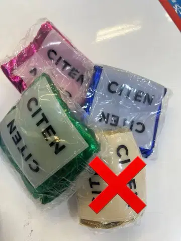 CITEN 토트백 캡슐 토이 3종 세트