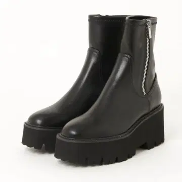 EVOL 통굽 사이드 지퍼 스트레치 부츠 [ L ]