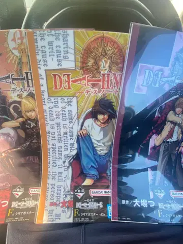 데스노트 멜로 L 야가미 라이토 F상 클리어 포스터 제일복권