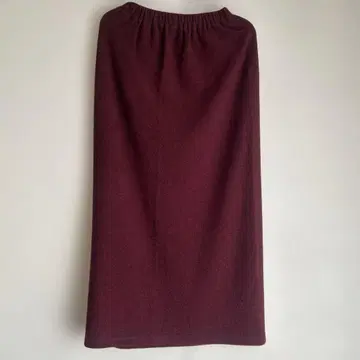 JURGEN LEHL 버건디 타이트 스커트