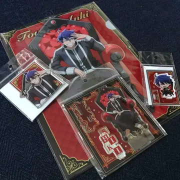 도겐안키 이치노세 시키 클리어 파일 아크릴 스탠드 키링 세트