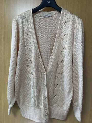 Leilan 시스루 니트 가디건 13+