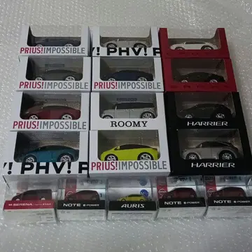 도요타 닛산 풀백카 17점 일괄 세트 프리우스 하리어 캠리