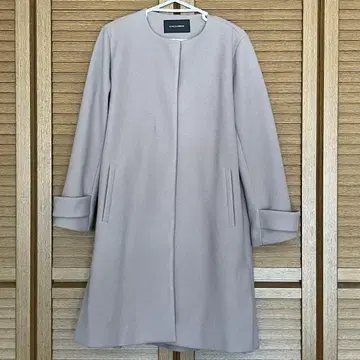 [GALLORIA] 여성용 아우터 노카라 롱 코트 9AR