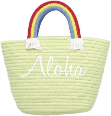 aloha 하와이안 토트 작고 귀여운 쇼핑백