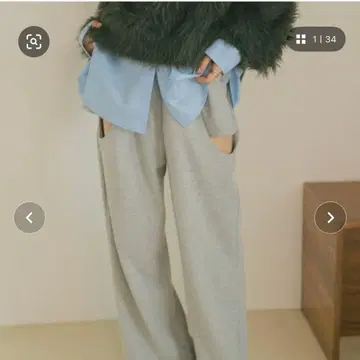 VANNIE U 사이드 컷 아웃 스웨트 팬츠 M