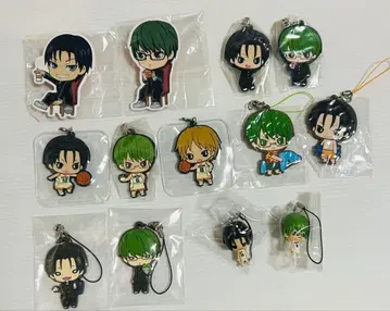 쿠로코의 농구 타카오+미도리마 (차리아) 러버 스트랩 등 일괄