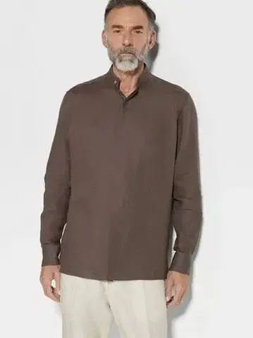 ZEGNA Oasi lino 셔츠 25ss