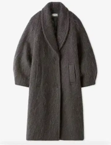 SNIDEL 샤기 롱 코트