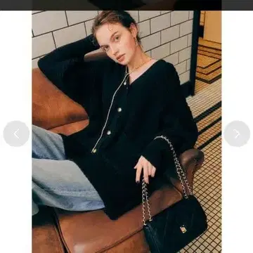 2Way 퀼팅 숄더백 블랙