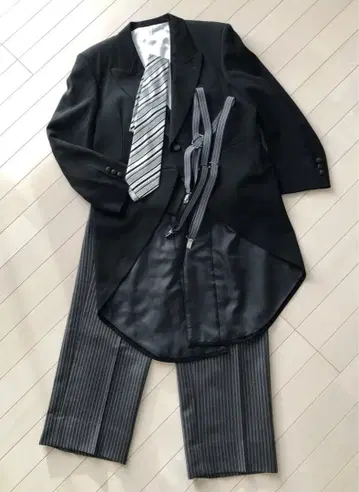 연미복 블랙 모닝 수트 AB3