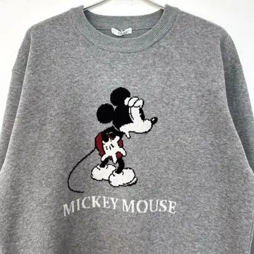 새상품 디즈니 미키 니트 풀오버 LL 스웨터 크리스마스