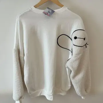 택 포함 새상품 디즈니 베이맥스 맨투맨 트레이닝복 보아 남성용 L