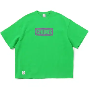새상품 CHUMS 여성용 오버 사이즈 T셔츠 그린 L
