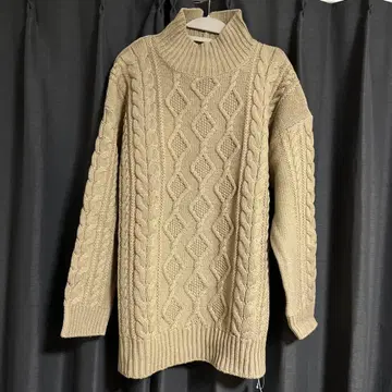 eversince 베이지 니트 스웨터 사이즈 F