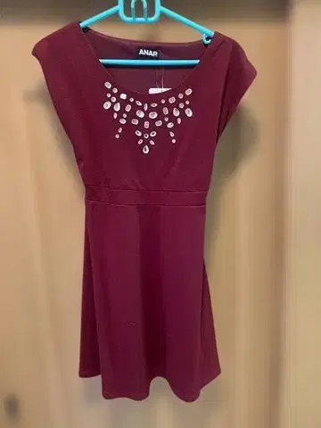 ANAP 간디 비즈 장식 반팔 원피스 새상품