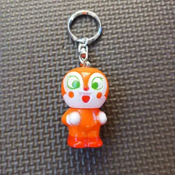 레트로 호빵맨 짤랑이 소프트 비닐 키링 야나세 타카시