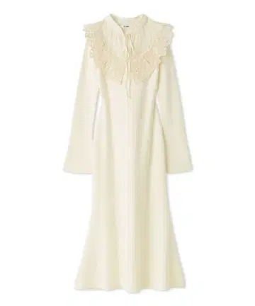 SNIDEL 자수 레이스 원피스 아이보리 F