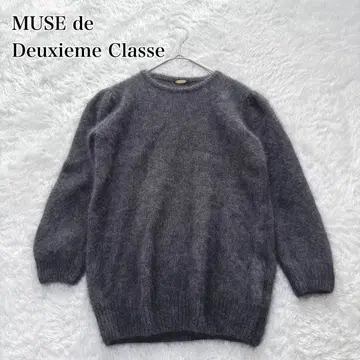 뮤즈 두지엠 클라세 페렛 100% 크루넥 퍼 니트
