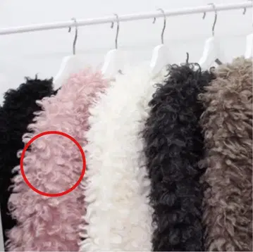 [ OHOTORO ] 푸들 퍼 컬 보아 자켓 복슬복슬 한국