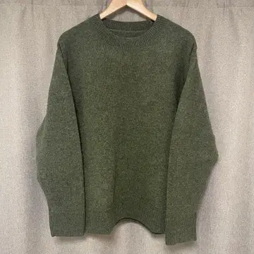 MHL. 올리브 그린 크루넥 스웨터 L