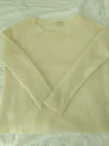 DEMYLEE 크림색 니트 스웨터 S