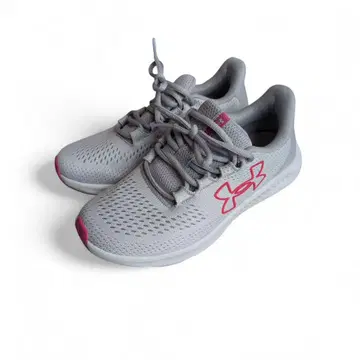 언더 아머 그레이/핑크 러닝화