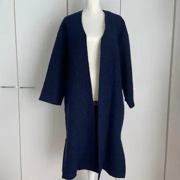 새상품급 [ 미라 오웬 ] 네이비 롱 코트