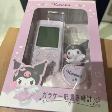 쿠로미 폴더폰 모양 탁상시계 산리오 폴더폰형 탁상시계