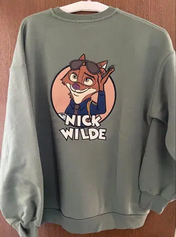 닉 맨투맨 트레이닝복 주토피아 4L